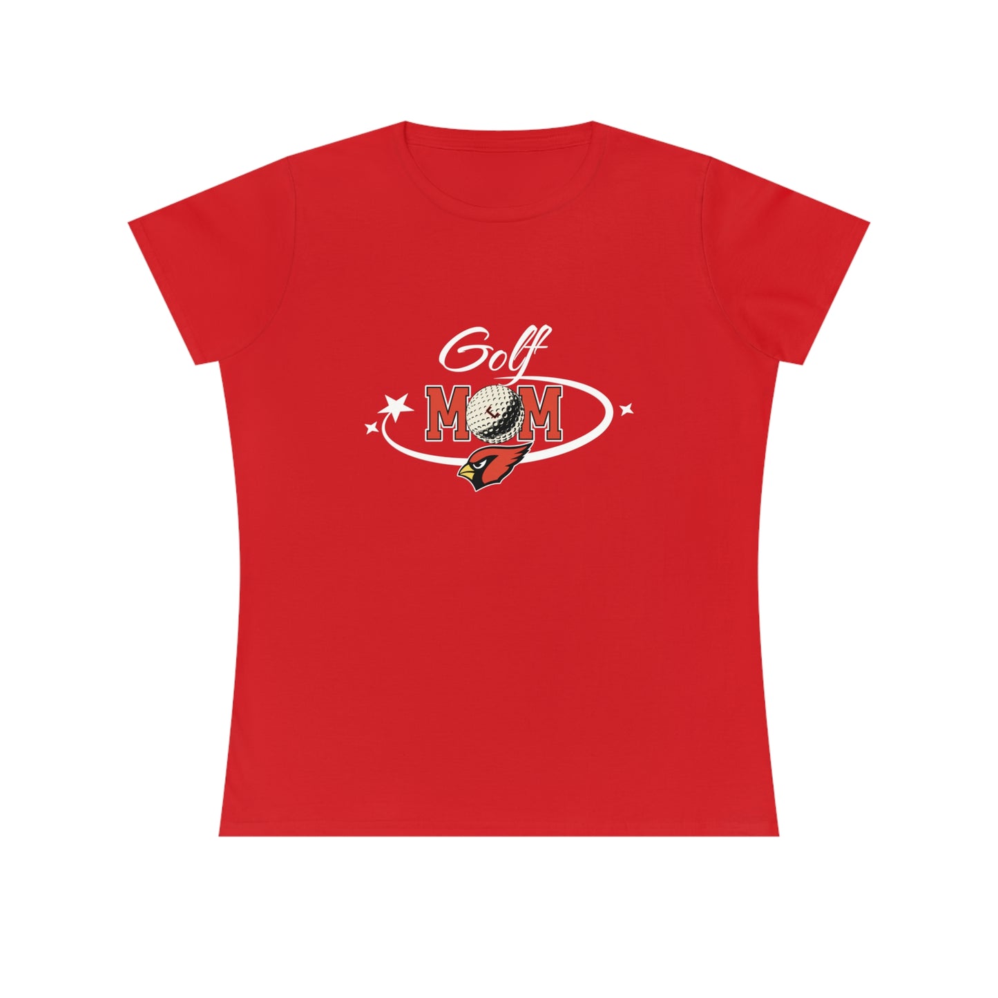 Golf Mom, Ladies' Cotton T-Shirt