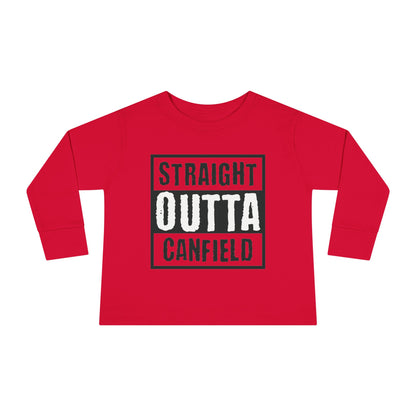 "Straight Outta Canfield", Toddler Long Sleeve Tee