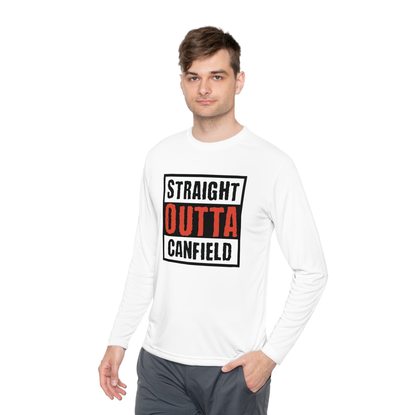 "Straight Outta Canfield",  Lightweight Long Sleeve Tee,