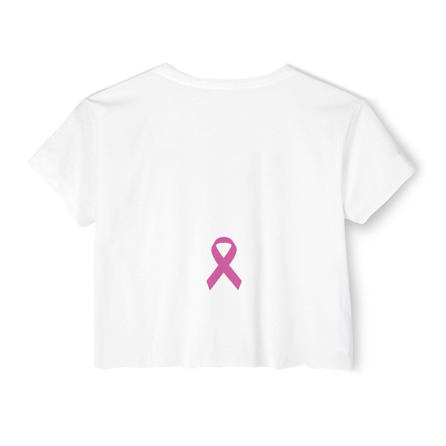 Canfield Heart, Women's Crop Top (Breast Cancer Awareness)