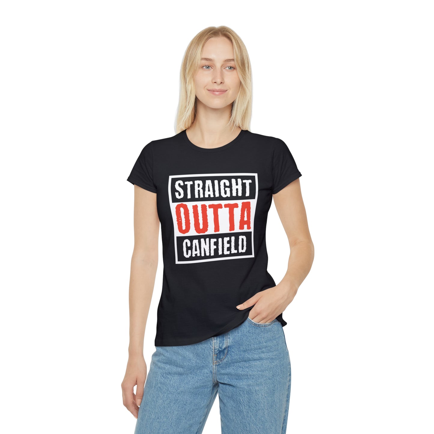 "Straight Outta Canfield" Women's Iconic T-Shirt