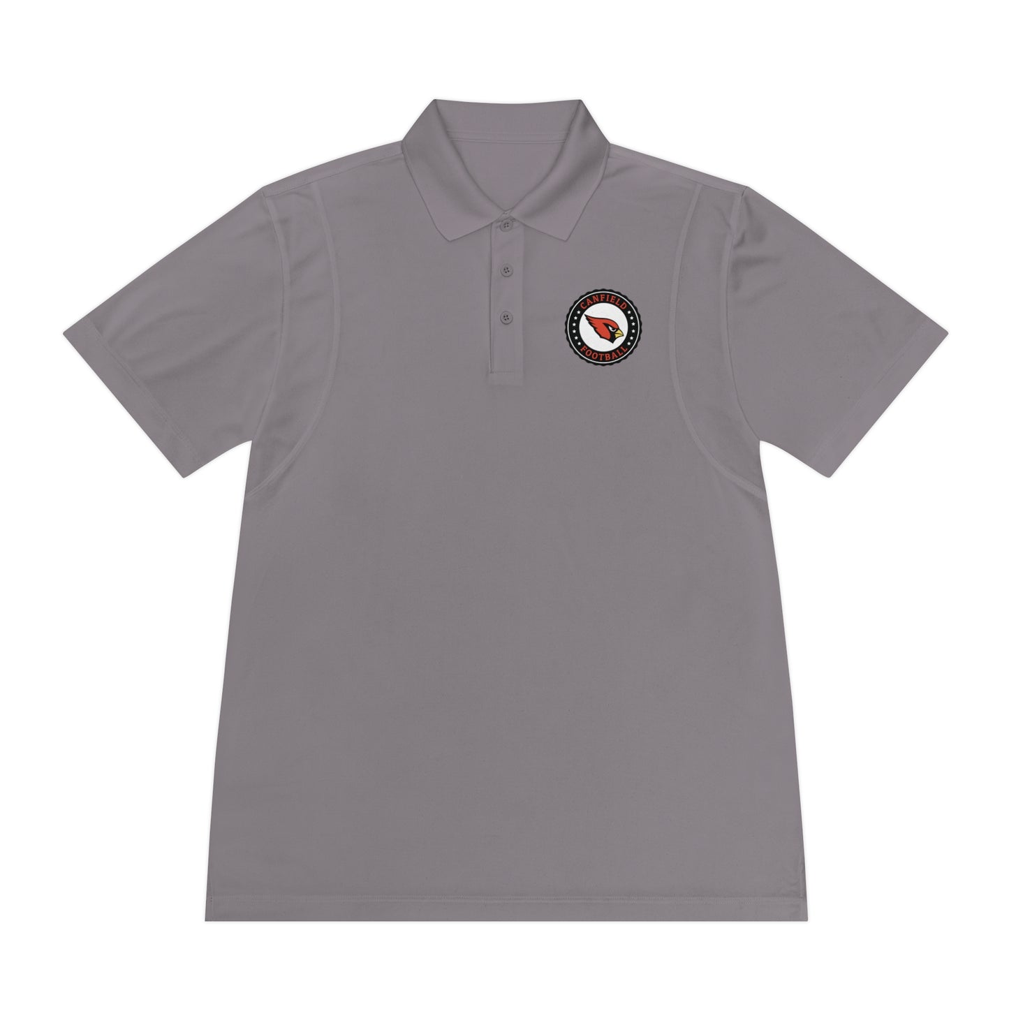 Canfield Football Badge Men's Sport Polo Shirt