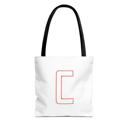 Canfield Football Tote Bag, Badge & White "C"