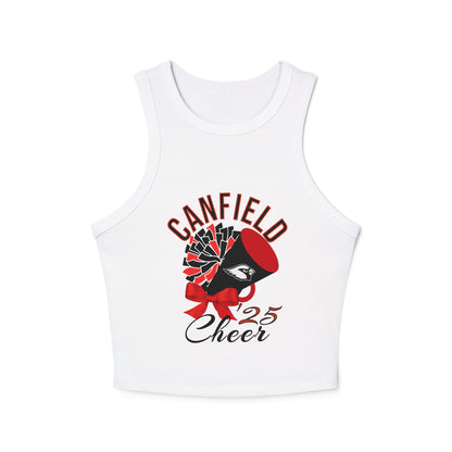 2025 Canfield Cheer,  Micro Rib Racer Tank Top